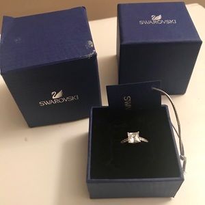 Swarovski’s Attract Square Ring